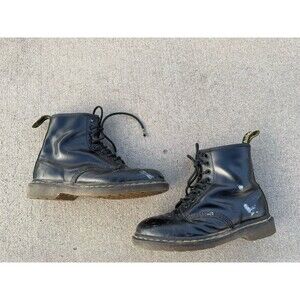 Dr Martens 1460 Pascal Boots Black US W9 M8 UK 7  Combat Army